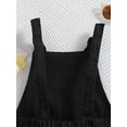 thumbnail image 5 of Bagilaanoe Little Girl Jumpsuit Toddler Sleeveless Romper Bell Bottom Overalls 2T 3T 4T 5T 6T 7T Kids Long Flared Pants Casual Clothes, 5 of 9
