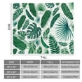 thumbnail image 6 of Sowide Leaf Blanket, Green Leaf Blanket Throw, Soft Lightweight Monstera Palm Tropical Leaf Flannel Blanket, Green Forest Jungle Plant Cozy Fleece Plush for Adult Couples, Sofa Bed Office(30"x40"), 6 of 8