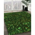 thumbnail image 3 of Ahgly Company Machine Washable Indoor Rectangle Transitional Night Black Area Rugs, 7' x 10', 3 of 7
