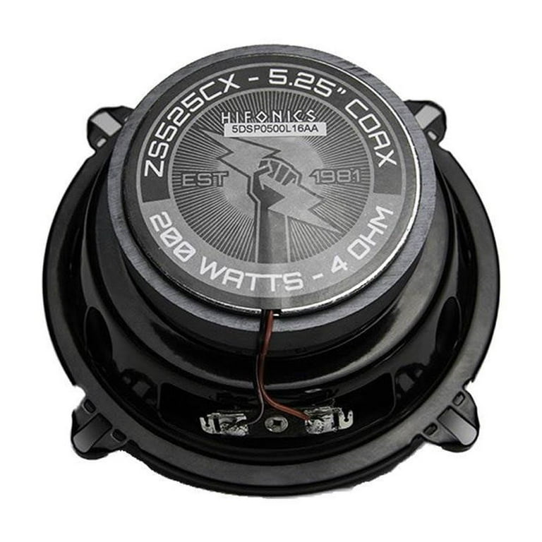 ユキ１００本PHOENIX Hifonics Zeus 200 Watt 5.25 Inch 2 Way Car Audio Coaxial Speakers