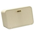 thumbnail image 2 of Funda para caja de pañuelos de pared 2 en 1, impermeable, para baño, color blanco lechoso, 2 of 13