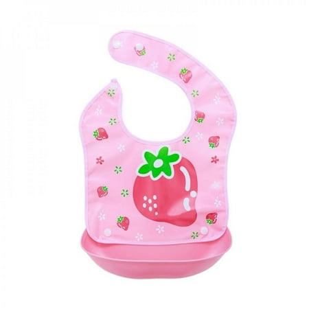 

Clearance! Baby Silicone Bibs - Waterproof Easy Wipe Silicone Bib for Babies Toddlers - Baby Feeding Bibs with Large Food Catcher Pocket - Travel Bibs for Baby Girl Boy