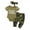 Green-Daddy's Girl, variant on BemeyourBBs Infant Baby Boys Girls Summer Clothes Daddy's Girl Daddy's Boy Outfit Short Sleeve Romper Tops Camouflage Long Pants Set Hat / Headband