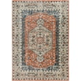 thumbnail image 2 of Mark&Day Area Rugs, 6x9 Ladora Traditional Burnt Orange Area Rug, Orange Ivory Carpet for Living Room, Bedroom or Kitchen (6'7" x 9'), 2 of 6