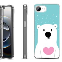 Shockproof Protective Phone Case for iPhone 16e, by OneToughShield - Pola Bear
