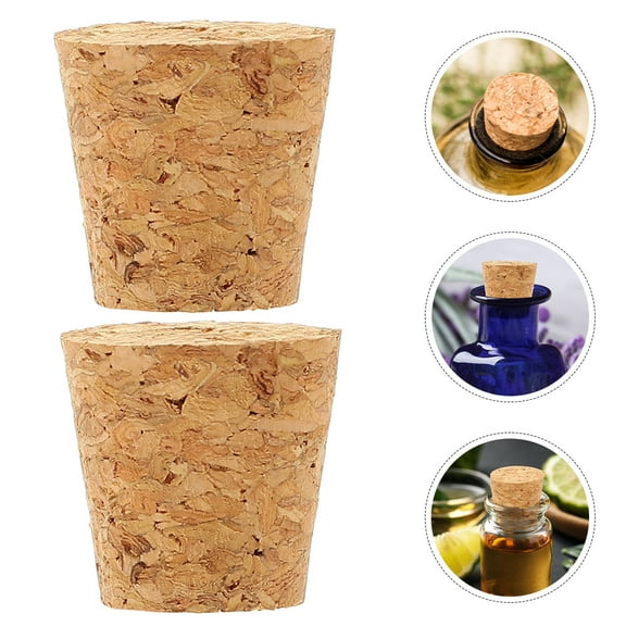 SEWCHICS Cork Stoppers for Wine Bottles Wood Material Airtight Design 50Pcs