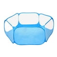 thumbnail image 2 of Juego Plegable Bolígrafo Jaula Hámster Conejo Conejillo de Jerbo Interior / Exterior , Azul, 2 of 8