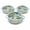 Marble Green, variant on CRAZYMALL Silicone Slow Feeder Cat Bowls 3-Pack, 16 Suction, Non-Slip, Dishwasher Safe