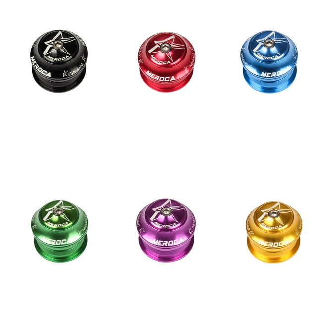 Becaristey Casques d'Appui Étanches 44mm AL 1-1/8 Pièces de Direction de Fourche de Vélo de Route Pourpre 1Set