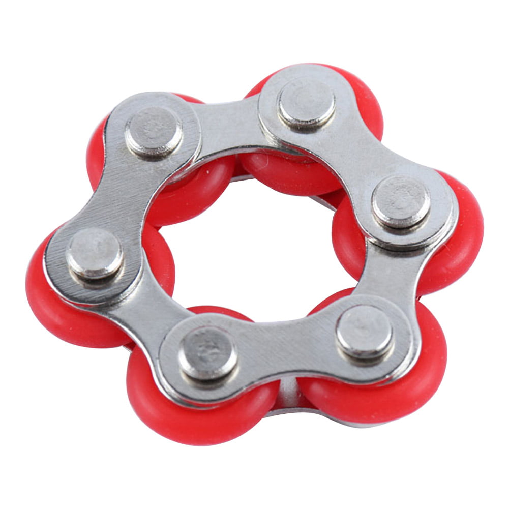 Stress Reducer Autism ADHD Anxiety Section Fidget Toy Roller Chain Adults Kids 