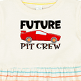 thumbnail image 4 of Inktastic Future Pit Crew Red Race Car Girls Baby Dress, 4 of 5