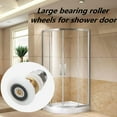 thumbnail image 5 of Rouleaux de Douche 25mm, Rouleau de Porte Coulissante de Douche 8 Pcs, 5 of 5