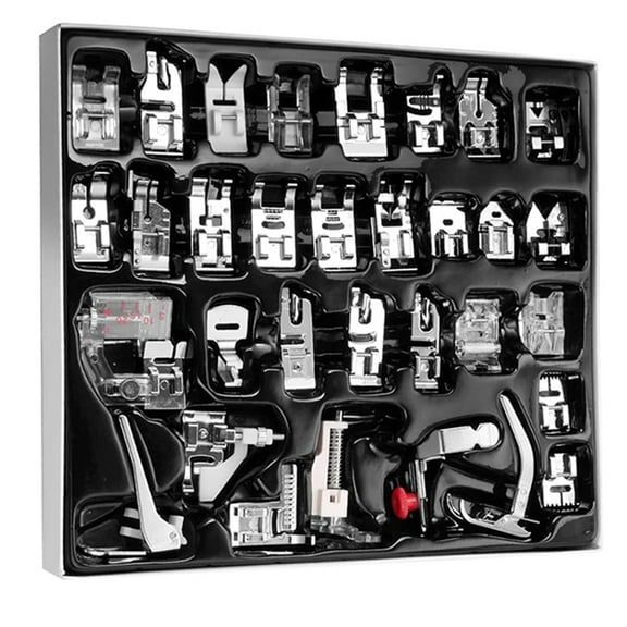 32 Pcs Sewing Machine Presser Foot Set, Snap on Sewing Feet Fit for Singer, , , Euro-Pro