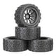 thumbnail image 2 of Neumáticos RC 4x1:10, piezas de mejora hexagonales de 12mm, reemplaza el accesorio para HSP 94108 94188 94111 DIY modificado , negro Hugo Ruedas y neumáticos de coches RC, 2 of 5
