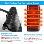 DaToo 500W Aquarium Heater PTC Fast Heating Fish Tank Heater 500 Watt Submersible with LED Digital Temperature Controller for 60 to 120 Gallon,