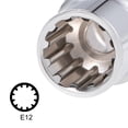 thumbnail image 3 of Unique Bargains 1/2-inch Drive E12 Universal Spline Shallow Socket 12-Point Cr-V Steel, 3 of 4