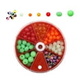 thumbnail image 4 of 4x de Cuentas de Pesca, Tapón de Cuentas de Pesca Brillantes, Redondo, 4mm, 5mm, 6mm, 8mm, Bobbers de Pesca, Frijoles Espaciales para Agua Dulce, Lub 4 piezas, 4 of 8