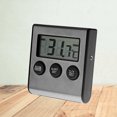 thumbnail image 1 of WHAMVOX Fridge Thermometers Electronic Fridge Thermometer Abs Black Temperature Measurement 1Pack, 1 of 8
