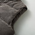 thumbnail image 2 of kpoplk Men's Puffer Vest Casual Outdoor Stand Collar Quilted Padded Vest Jacket Coat Grey,4XL, 2 of 7