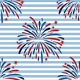 thumbnail image 5 of Millie Loves Lily Girls' Blue American Flag Patriotic Fireworks Dress & Matching Short Set Big Girls, Size 8 (2-PCS), 5 of 7