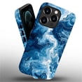 thumbnail image 3 of FKBRCL4U Compatible with iPhone 12/iPhone 12 Pro Case, Abstract Vast Ocean Pattern for Girl Full Body Design Soft Silicone Drop Shock Scratch Protection for iPhone 12/iPhone 12 Pro, 3 of 7