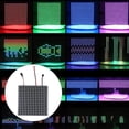 thumbnail image 3 of Panel de de píxeles LED, a todo color individual direccionable programable digital RGB 5050SMD negro PCB imagen video pantalla 16x16cm DYNWAVEMX Panel de matriz de píxeles, 3 of 8