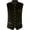 (Casual 118)Green, variant on Mens Vest Solid Color Sleeveless Jacket Winter Germany Beer Festival Stage Performance Dress Bar Party Stand Up Collar Top