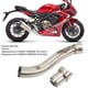 thumbnail image 4 of Tube intermédiaire d'échappement de remplacement en acier inoxydable pour moto CB650F, CBR650F, CB650R, CBR650R, 4 of 4