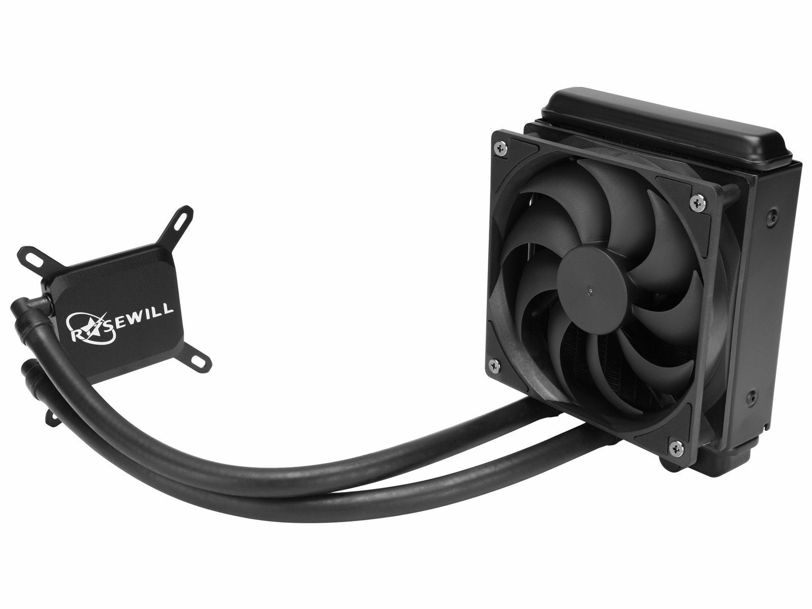 Rosewill CPU Liquid Cooler, Closed Loop PC Water Cooling, 120mm PWM Fan Closed Tube Telescope Coolers