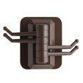 thumbnail image 2 of 180 Degree Rotation Hook Punch-free Adjustable 4 Hooks Household Bathroom Kitchen Hook, 2 of 3
