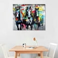 thumbnail image 2 of COMIO  Horse Wall Art Colorful Graffiti Large Horse Pictures Wall Decor Inspirational Quotes Canvas Print Artwork Abstract Wall Art for Living Room Bedroom Decor, 2 of 4