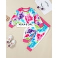 thumbnail image 3 of Toddler Girls Clothes 2 Piece Outfits Girls Long Sleeve Pullover Sweatshirt Tops + SweatPants Set Fall Winter Sweatsuits 1-6T Tracksuit Activewear, 3 of 11