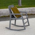 thumbnail image 1 of Fauteuil à bascule d’extérieur à chevrons - Gris cérusé, 1 of 8