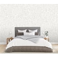 thumbnail image 2 of REMIX Walls by Katie Hunt Maze Dove Grey Wall Mural, 2 of 7