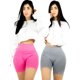 thumbnail image 1 of Set De Dos Biker Short Mujer Stretch Unitalla Shore Dama Chores Gym Talle Alto, 1 of 5