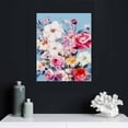 thumbnail image 4 of Nawypu Flower Canvas Wall Art for Bedroom Woman Wall Decor Pink White Flowers Picture Framed Artwork Modern Plant Floral Canvas Prints for Kitchen Home Bathroom Girls Room Wall Decoration, 4 of 4
