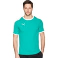 thumbnail image 4 of PUMA Mens Liga Jersey - Pepper Green/White - Large, 4 of 6