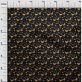 thumbnail image 3 of oneOone Velvet Black Fabric Birds Rooster Craft Projects Decor Fabric Printed By The Yard 58 Inch Wide, 3 of 4