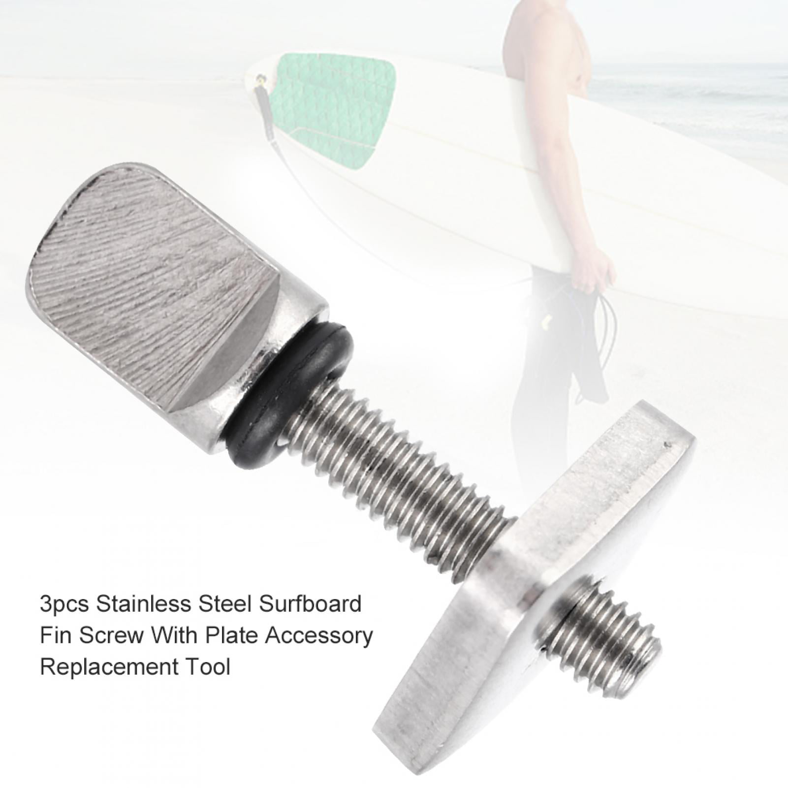 10Pcs Stainless Steel Grub Screws Standup Paddle Board Longboard Surfboard