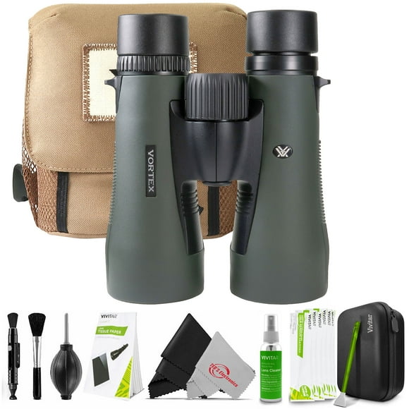Vortex 12x50 Diamondback HD Binoculars (Green) DB-217 + Vivitar Professional Cleaning Kit