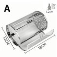 thumbnail image 4 of Birdeem Mesh Cylindrical Barbecue Rack Rolling Barbecue Cage for Outdoor Barbecue, 4 of 10