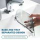 thumbnail image 3 of Bathroom Soap Holder Leaf Shape Dish Soap Kitchen Sponge Soap Box Storage Non-slip Drain Soap Case, 3 of 5