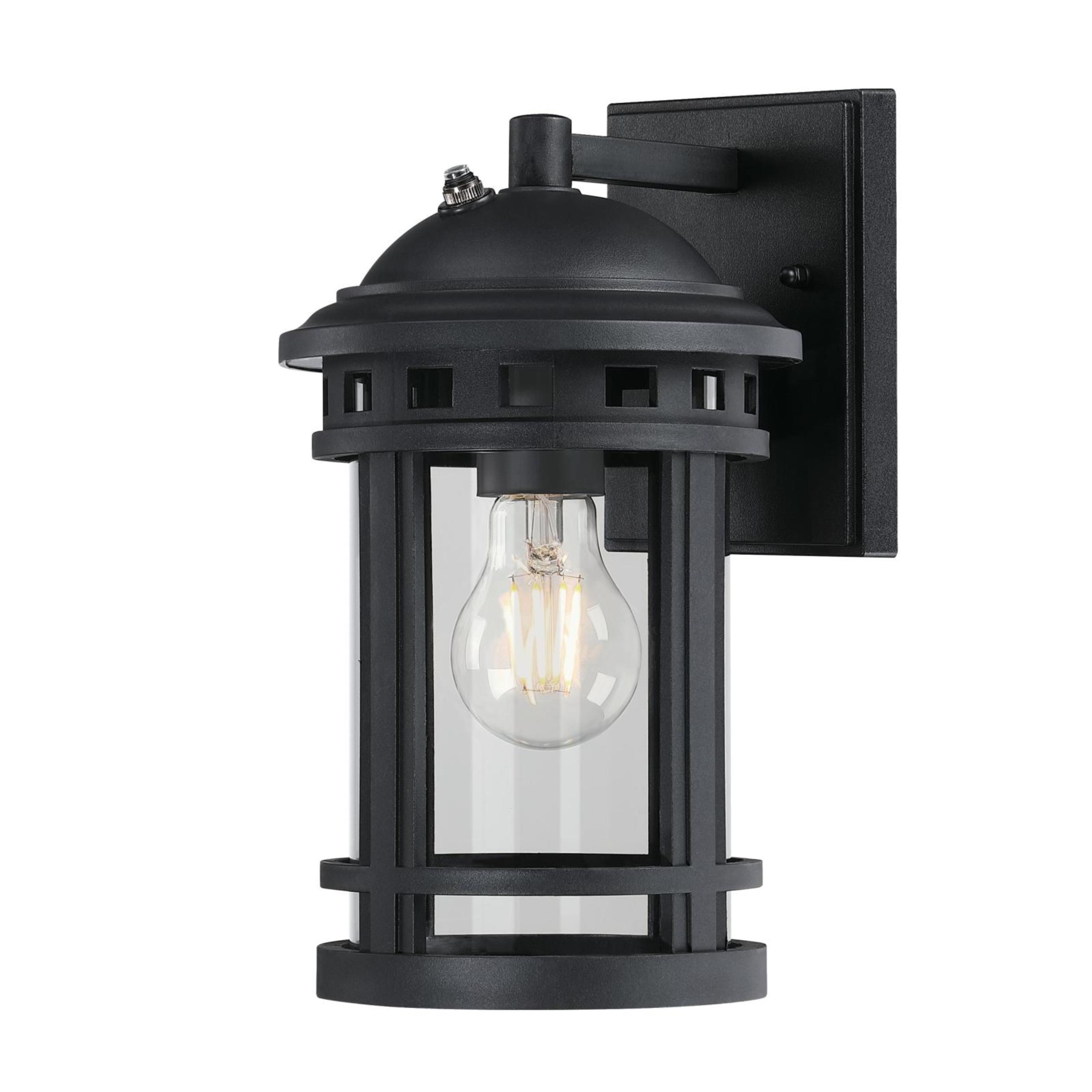 Westinghouse Lighting 6123200 Belon Outdoor Wall Fixture with Dusk to Dawn Sensor, Black - image 2 of 5