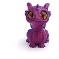 thumbnail image 4 of 3D Printed Dragon Egg with Articulated Crystal Dragon Inside,3D Printed Dragon Egg Set,Colorful Toy Ornaments,Dinosaur Egg Toys for Teens Adults(Purple), 4 of 4