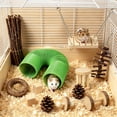 thumbnail image 6 of WLGJL 12 PCS Hamster Toys Set, Guinea Pig Toys Small Animal Chewing Toy and Rat Cage Accessories, Chinchillas, Gerbils, Rats, Rabbit Rodents Teeth Care, Mouse Toy Swing Seesaw Bridge, 6 of 7