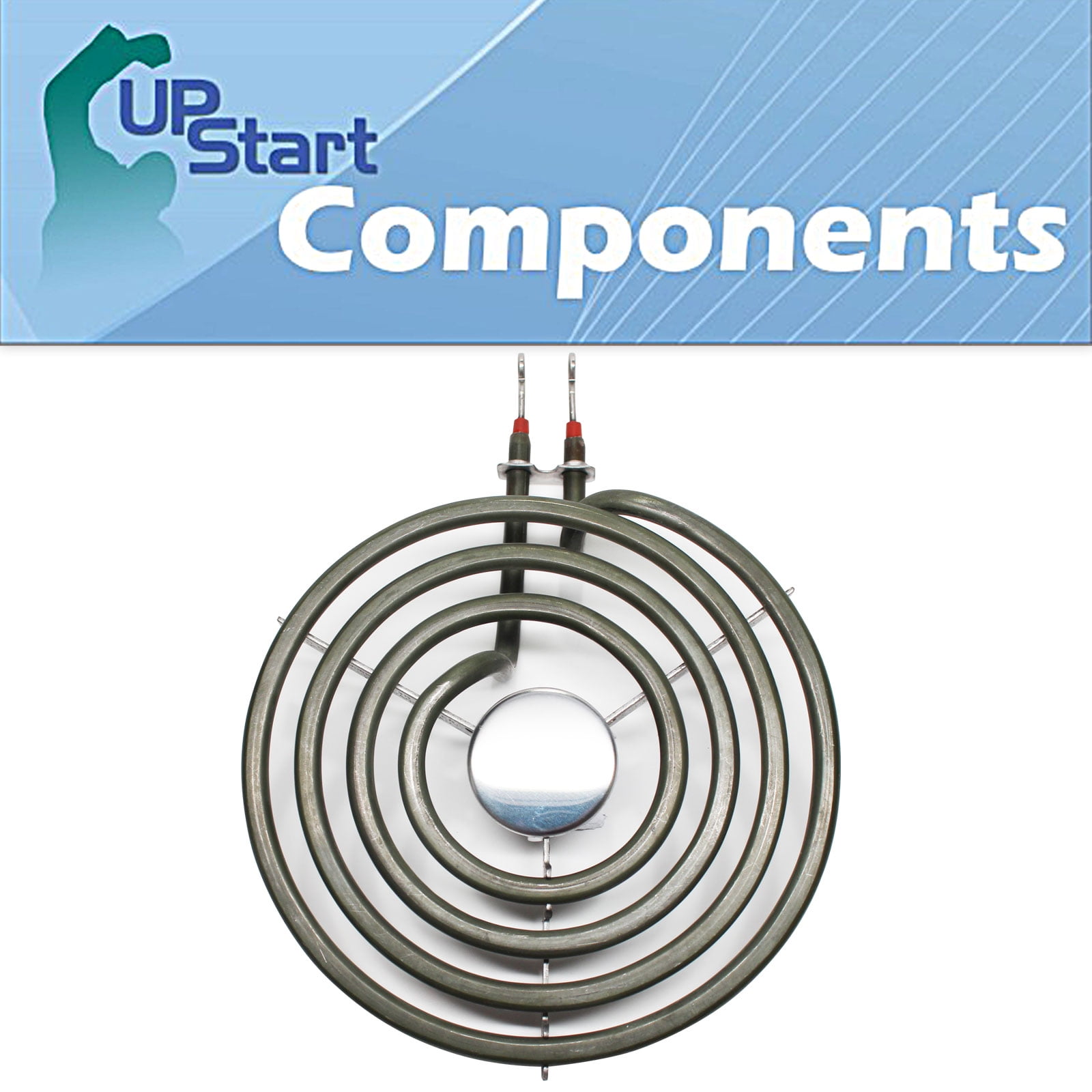 Replacement Whirlpool RF365BXPN1 6 inch 4 Turns Surface Burner Element - Compatible Whirlpool 660532 Heating Element for Range, Stove & Cooktop