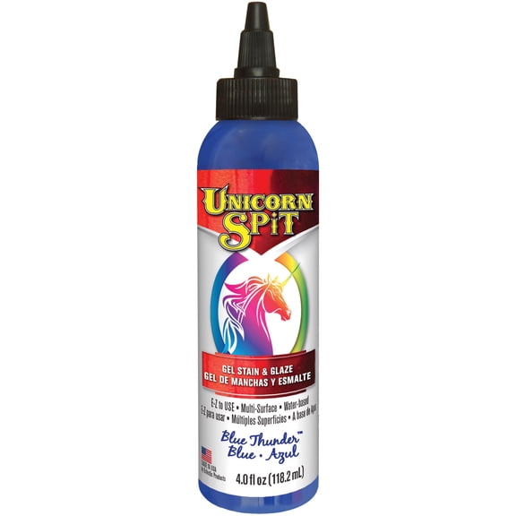 Eclectic Unicorn Spit Gel Stain 4oz Blue Thunder