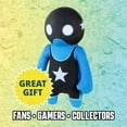 thumbnail image 2 of Gang Beasts Red and Blue Wrestler Plush 2pk 12" Character Doll Gaming Figure, 2 of 5