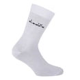 thumbnail image 2 of Diadora Calcetines Unisex, Paquete de 6 - Calcetines Deportivos, Algodón, Logotipo, color sólido Blanco 43-46, 2 of 3
