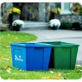thumbnail image 6 of Sturdy Essentials Curbside 18 Gallon Green Recycling Bin with Carrying Handles for Homes or Businesses for Curb Recycling - Four Pack of Bins - Green, 6 of 9